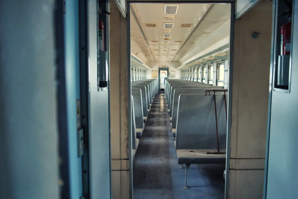 An old train preserved in China